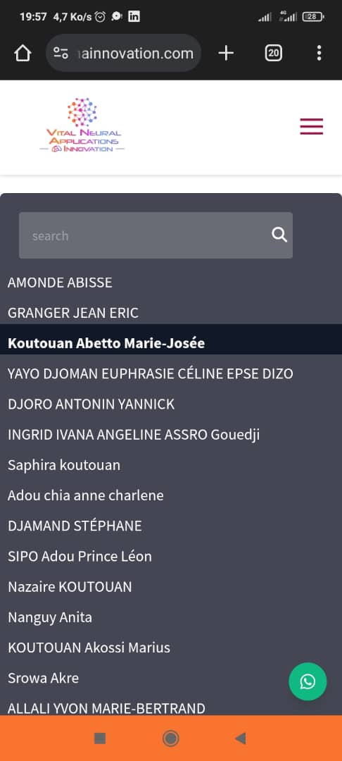 Chattez en privé avec VNAINNOVATION